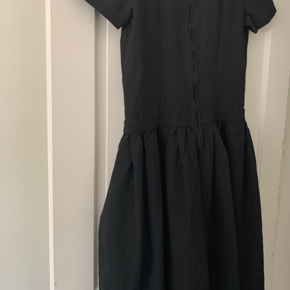 Comme des Garcons Black and White Midi Dress - Picture 5 of 7